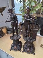 2 kompels uit mijnen Limburg., Antiek en Kunst, Kunst | Beelden en Houtsnijwerken, Ophalen of Verzenden
