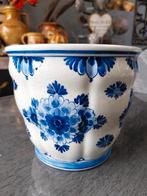 Porceleyne fles bloempot cf 1961 delftsblauw, Ophalen of Verzenden