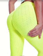 NIEUW sexy scrunch sportlegging geel maat L, Maat 38/40 (M), Geel, Nieuw, Ophalen of Verzenden