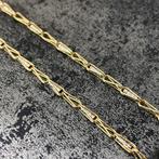 14 karaat gouden ketting prachtig schakel, Ophalen of Verzenden, Zo goed als nieuw, Goud