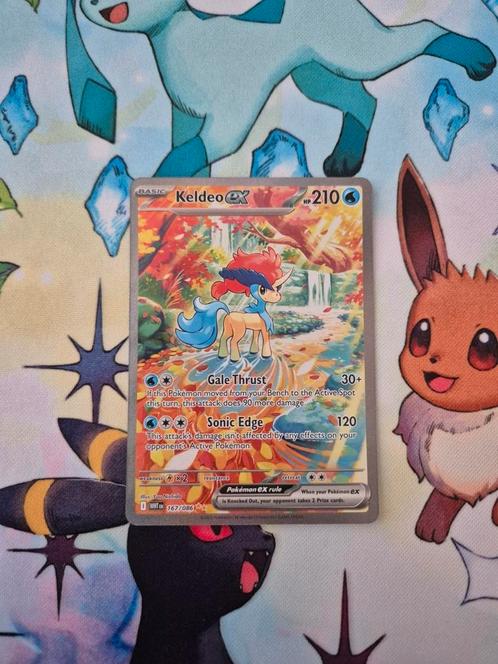 Keldeo EX 167/086 White Flare, Hobby en Vrije tijd, Verzamelkaartspellen | Pokémon, Nieuw, Losse kaart, Ophalen of Verzenden
