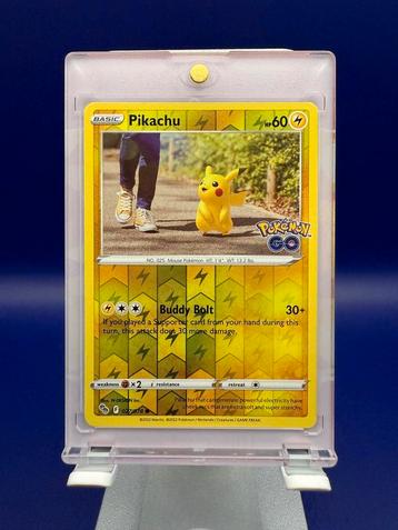 Pikachu we - Reverse Holo Pokémon GO 027/078 beschikbaar voor biedingen