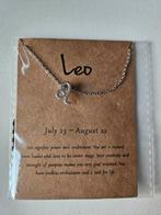 Zilveren ketting met sterrenbeeld Leeuw, Met hanger, Nieuw, Ophalen of Verzenden, Zilver