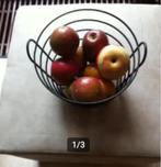 Design ijzeren fruitmandje H 18 cm Br 26 cm, Huis en Inrichting, Woonaccessoires | Schalen en Manden, Overige materialen, Mand