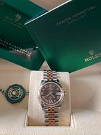 Rolex Datejust 278271 08-2023 Rosegoud/staal nieuw&ongedrag, Sieraden, Tassen en Uiterlijk, Horloges | Dames, Nieuw, Met strass