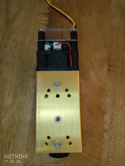 Lasertree LT-40W Laser Module - 40 Watt, Hobby en Vrije tijd, Elektronica-componenten, Gebruikt, Ophalen of Verzenden