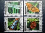 Postzegels Zwitserland 2002 vlinders, insecten - cw. € 3,00., Postzegels en Munten, Ophalen of Verzenden, Gestempeld