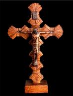 Tramp Art Crucifix, Ophalen of Verzenden