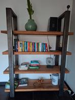 Hoogwaardige Industriële Boekenkast Eijerkamp 160 cm breed, Met plank(en), 200 cm of meer, 150 tot 200 cm, Zo goed als nieuw