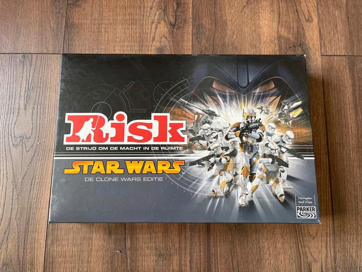 Risk - STARWARS - De Clone Wars Editie! Compleet bijna nieuw, Hobby en Vrije tijd, Gezelschapsspellen | Bordspellen, Zo goed als nieuw