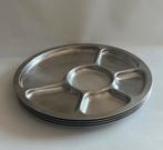 Alfra Alessi RVS fondueborden, set van 4 stuks, Antiek en Kunst, Ophalen of Verzenden