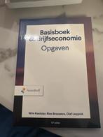 Wim Koetzier - Basisboek Bedrijfseconomie, Opgaven, Wim Koetzier; Rien Brouwers; Olaf Leppink, Ophalen of Verzenden, Management