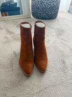 Suede enkellaarsjes maat 39, cognac, Kleding | Dames, Ophalen, Bruin, Lage of Enkellaarzen, Zo goed als nieuw