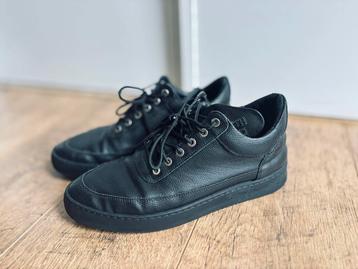 Filling Pieces 'Low Top Ripple Crumbs' sneakers all black beschikbaar voor biedingen