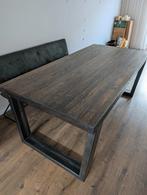 Industriële eettafel 200x100cm van Giga meubels, Huis en Inrichting, Ophalen, 200 cm of meer, 50 tot 100 cm, Zo goed als nieuw