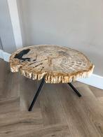 Salon tafel versteend hout, Huis en Inrichting, Tafels | Salontafels, Ophalen, Nieuw, 50 tot 100 cm, Minder dan 50 cm