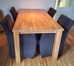Gratis eetkamer tafel 170 x 90 + 4 stoelen, Huis en Inrichting, Ophalen, Zo goed als nieuw