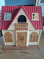Sylvanian families red roof cosy cottage met accessoires, Ophalen of Verzenden, Gebruikt, Poppenhuis