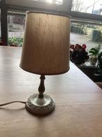 Vintage lampje met extra lang snoer en kaarslampje, Ophalen of Verzenden, Gebruikt, Stof, Minder dan 50 cm