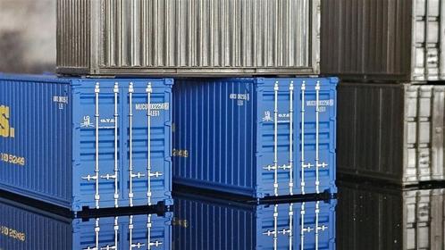 Zeecontainers modelbouw 1:87 schaal, Hobby en Vrije tijd, Modelbouw | Boten en Schepen, Nieuw, Overige merken, Ophalen of Verzenden