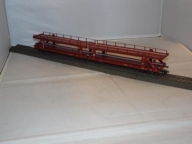 Marklin dubbele autotransportwagon 4712 nieuw in OVP (#873), Hobby en Vrije tijd, Modeltreinen | H0, Nieuw, Wagon, Wisselstroom