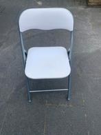 Klapstoelen wit 4x, Huis en Inrichting, Ophalen, Zo goed als nieuw, Wit