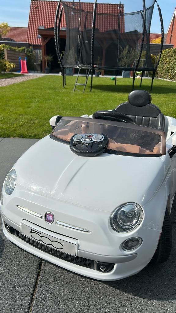 Fiat 500 elektrische kinderauto, Kinderen en Baby's, Speelgoed | Buiten | Voertuigen en Loopfietsen, Zo goed als nieuw, Overige typen