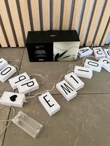 Leuke letterslinger lamp Gusta voor decoratie caravan tent beschikbaar voor biedingen