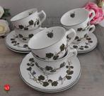 Boch MRL met het VIGNES patroon 5 kop & schotels 9 cm, Ophalen of Verzenden, Zo goed als nieuw, Overige stijlen, Kop(pen) en/of Schotel(s)