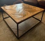 Salontafel 76x76 visgraat, Huis en Inrichting, 100 tot 150 cm, Zo goed als nieuw, Minder dan 50 cm, Rechthoekig