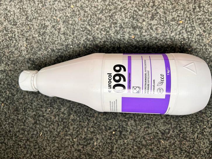 Eurocol 099 Dispersieprimer - nog 0,7 liter over, Doe-het-zelf en Verbouw, Verf, Beits en Lak, Nieuw, Verf, Minder dan 5 liter
