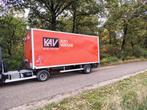 GESLOTEN BE OPLEGGER MET LAADKLEP EN STUURAS, Auto's, Overige brandstoffen, Bedrijf, Aanhangers en Opleggers, Te koop
