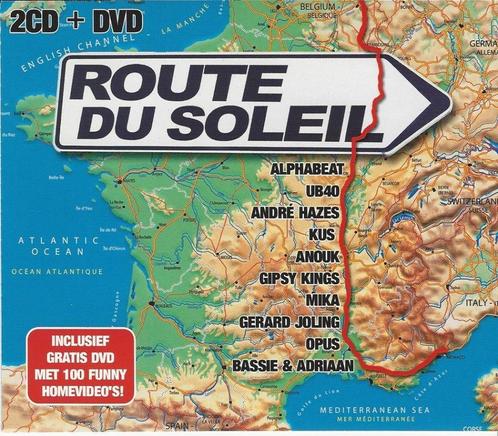 Route du soleil=2cd+dvdBOX oa.Hazes,Blof,Heerink,Shaggy=2,99, Cd's en Dvd's, Cd's | Verzamelalbums, Zo goed als nieuw, Pop, Ophalen of Verzenden
