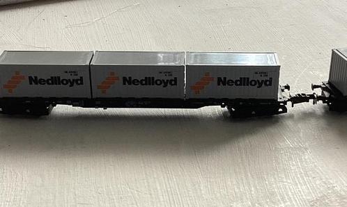 Minitrix 13629 Nedlloyd. NS, Hobby en Vrije tijd, Modeltreinen | N-Spoor, Zo goed als nieuw, Wagon, Gelijkstroom, Trix, Analoog