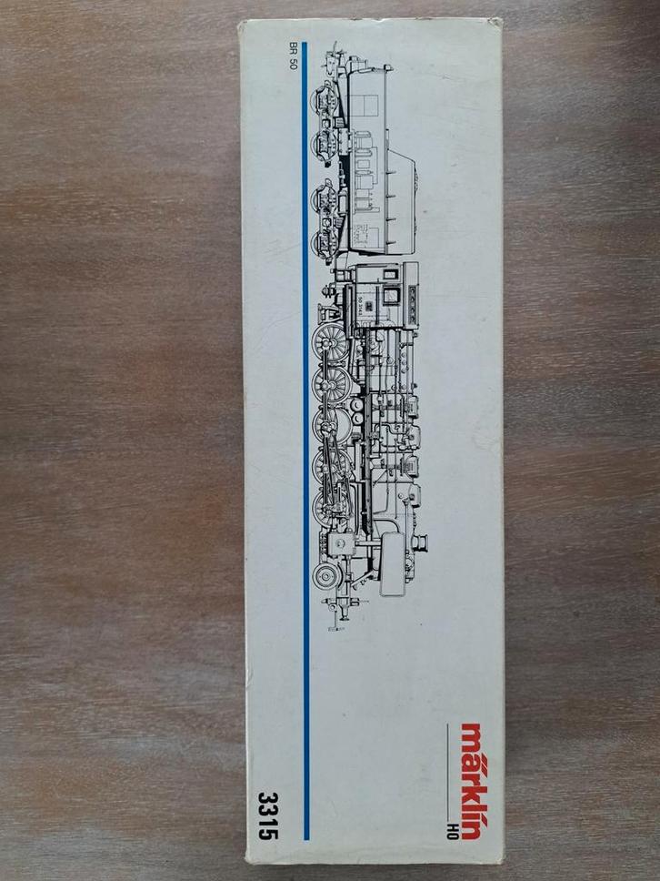 Marklin 3315 Stoomlocomotief BR 50 DB OVP, Hobby en Vrije tijd, Modeltreinen | H0, Zo goed als nieuw, Locomotief, Wisselstroom