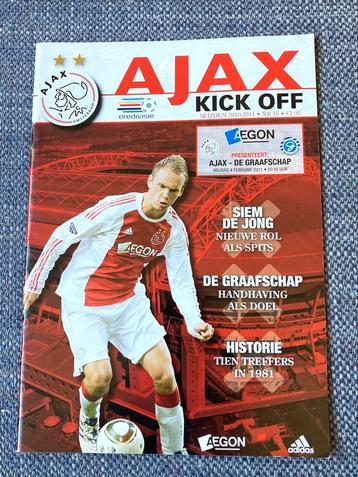 programma 2011 AJAX-DE GRAAFSCHAP! beschikbaar voor biedingen