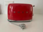 Smeg broodrooster rood, Witgoed en Apparatuur, Ophalen of Verzenden, Zo goed als nieuw