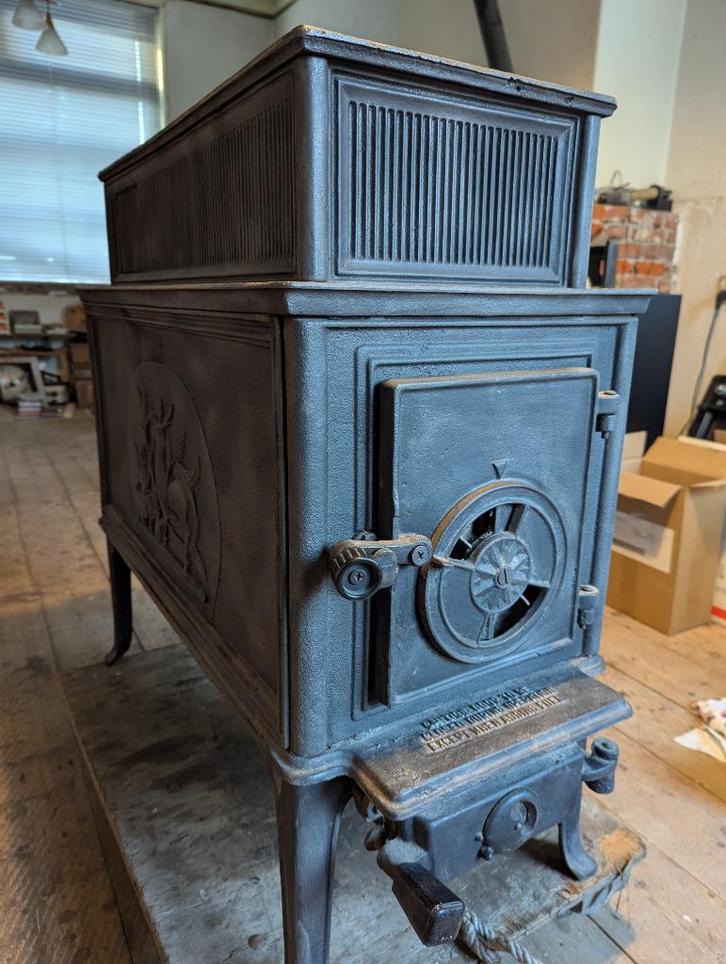 Jotul Houtkachel, Huis en Inrichting, Kachels, Gebruikt, Vrijstaand, Houtkachel, Hout, Ophalen