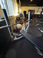 Hoist bench‑press bankje (geen barbell/gewichten), Ophalen, Krachtstation, Zo goed als nieuw, Metaal