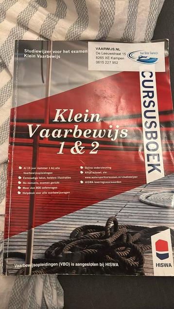 Ben Ros - Studiewijzer Klein Vaarbewijs 1 & 2 beschikbaar voor biedingen