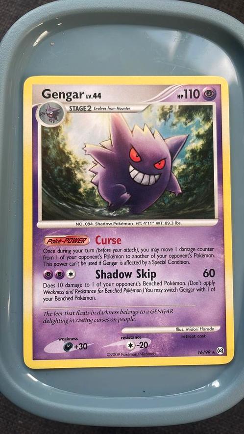 Gengar 16/99, Hobby en Vrije tijd, Verzamelkaartspellen | Pokémon, Zo goed als nieuw, Losse kaart, Ophalen of Verzenden