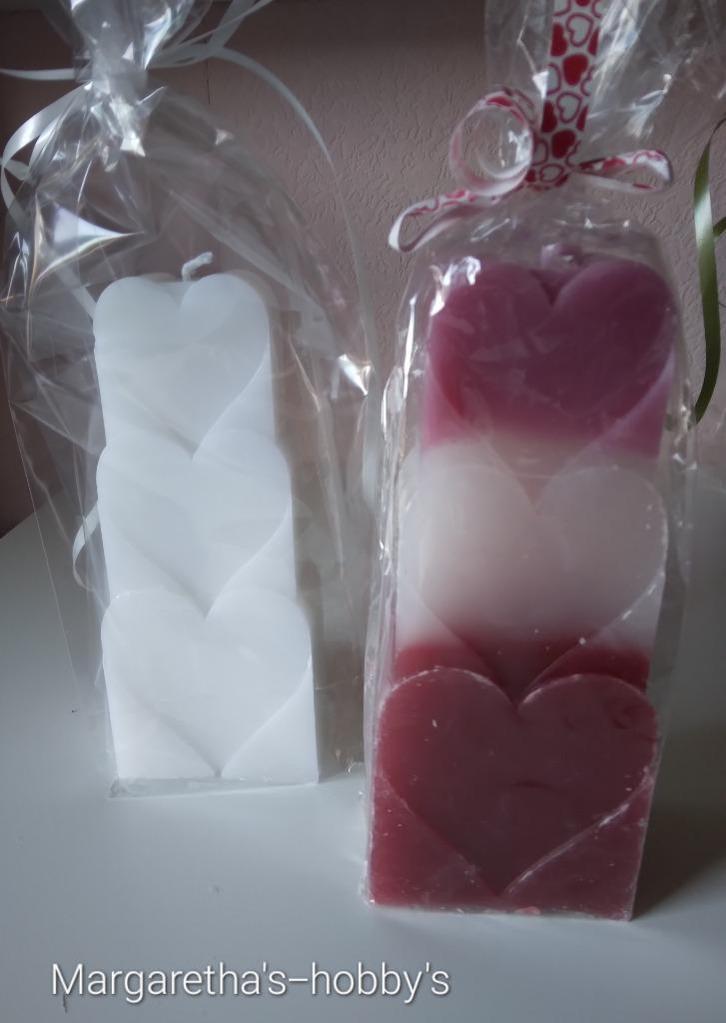 Hartenkaars (van 100% gerecycled kaarsvet), Huis en Inrichting, Woonaccessoires | Kandelaars en Kaarsen, Nieuw, Kaars, Minder dan 25 cm