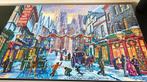 Kerstpuzzel van Falcon 1000 stukjes, Ophalen of Verzenden, 500 t/m 1500 stukjes, Gebruikt, Legpuzzel