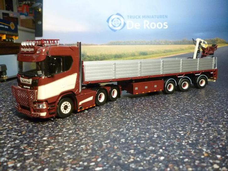 Tekno Scania Duijghuijzen met certificaat, Hobby en Vrije tijd, Modelauto's | 1:50, Zo goed als nieuw, Bus of Vrachtwagen, Tekno