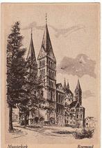 Roermond Munsterkerk pentekening van Oosten. ca. 1950 (?), Verzamelen, Verzenden, 1940 tot 1960, Ongelopen, Limburg