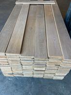 Eiken vloer 47 m2 massieve vloerdelen 15 cm breed 1,9 cm dik, Ophalen, Onbekend, Vloerdelen of -planken, Zo goed als nieuw