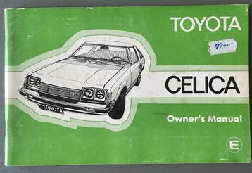 Instructieboekje Toyota Celica 1978 beschikbaar voor biedingen