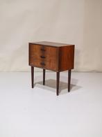 Nachtkastje palissander ladekastje Deens vintage, -, -, Zo goed als nieuw, 45 tot 65 cm