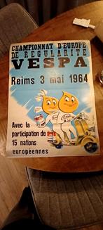 Vespa  Esso posters, Ophalen of Verzenden, Reclamebord