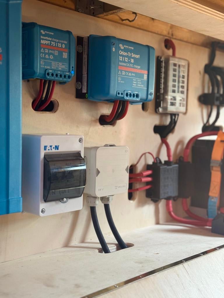 Campers/ 4x4 elektra systemen (victron) (off-grid), Interieur
